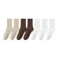 2 Khaki+2 Dark Brown+3 Pure White