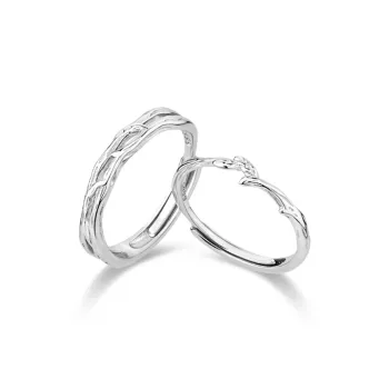 WANLIACC S999 Fine Silver Rings Unisex