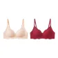 [2 Pack]Peach Pink+Jam Red