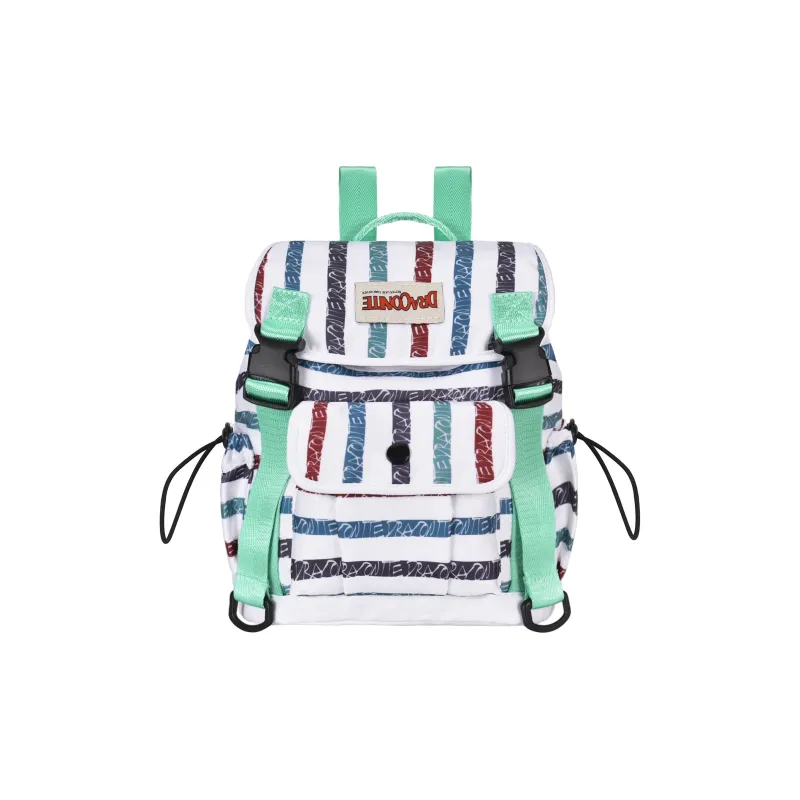 DRACONITE Polyester Student Backpack Unisex White-0