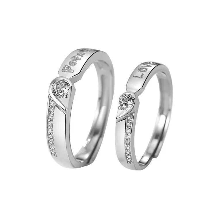 KEMLAIDA 925 Sterling Silver Rings Unisex-0