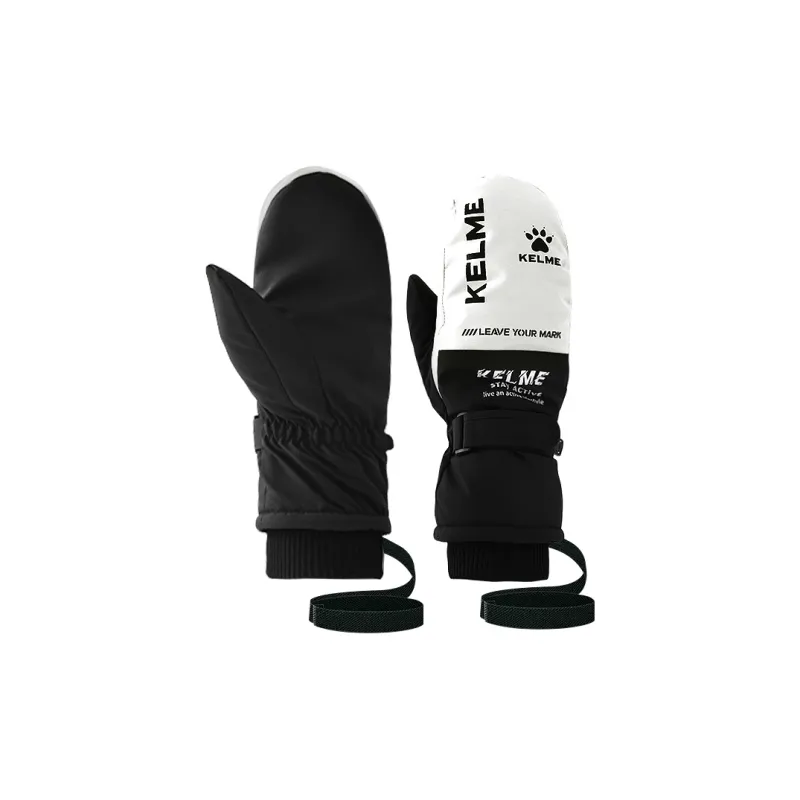 KELME Polyester Sports Gloves Unisex White Green Rose Red-0