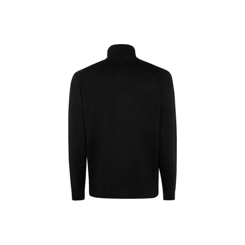 Zanone Long Sleeved High Neck Knitted Cardigan-1