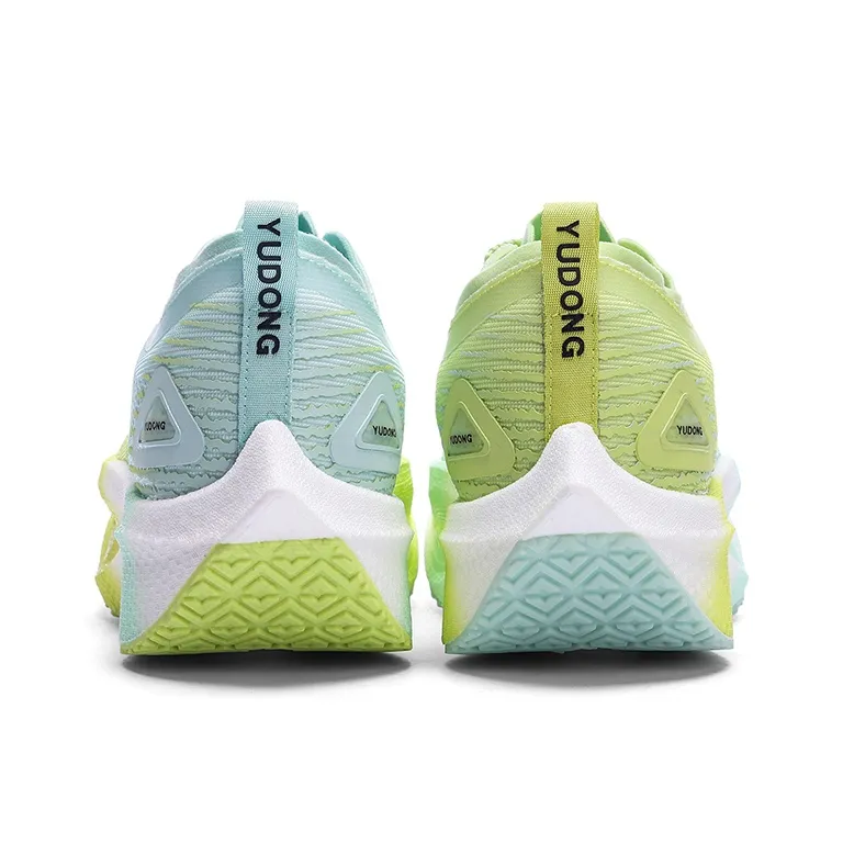 YUDONG Running Shoes Men Low Top Green-4