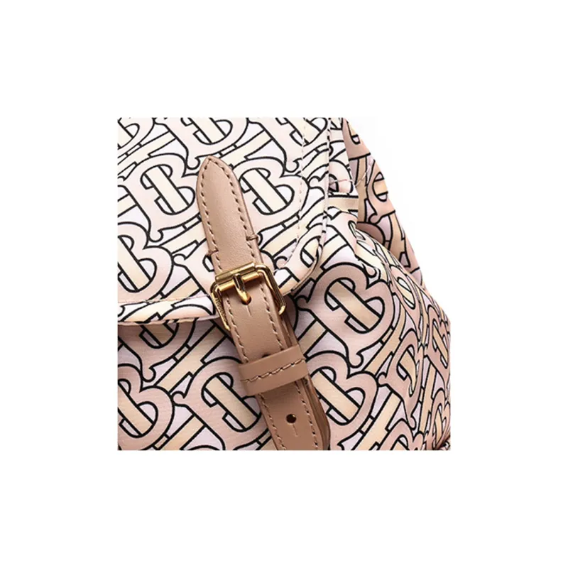 Burberry Polyamide Backpack Small Size Women's Rogue Red-4