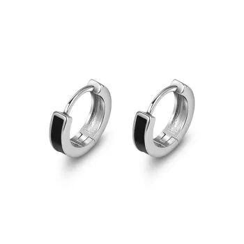 JOLLY NOTE Zodiac Year Snake Year Lucky Charm Peace Buckle Earrings Unisex Good Luck