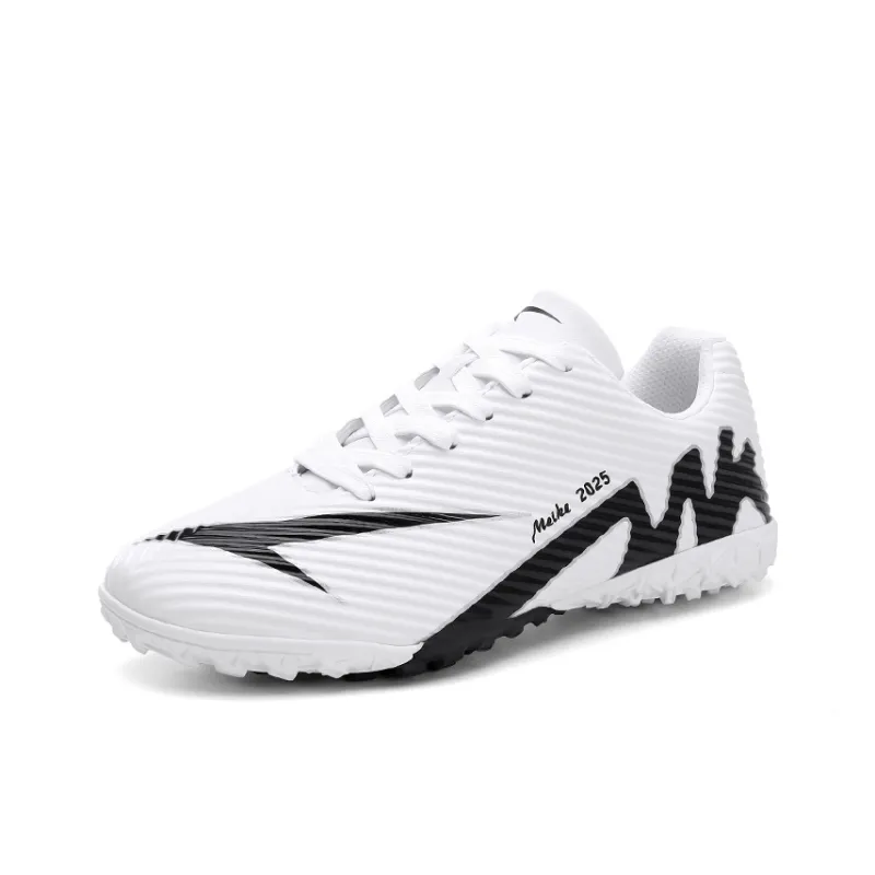 MEIKE Soccer Shoes Unisex Low Top White-7