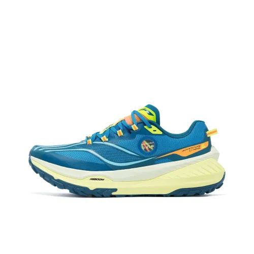 LiNing Dilu Wear Resistant Slip Resistant Low Top Running Shoes Men's Blue