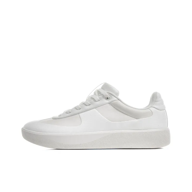 TREEPERI Coverage Slip Resistant And Abrasion Resistant Low Top Skateboard Shoes Unisex White-0
