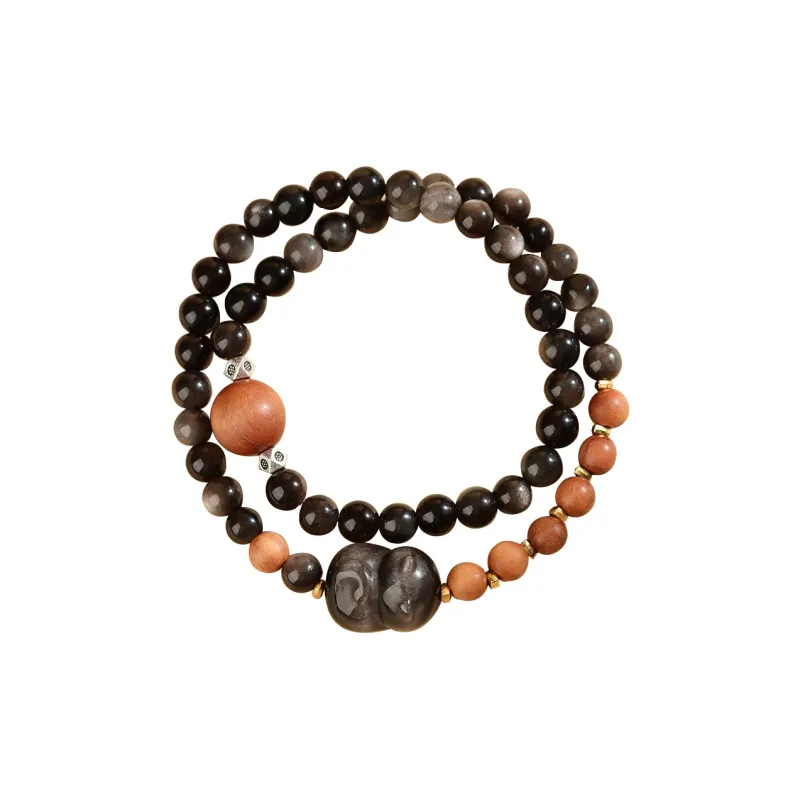 Wanshu Obsidian Bracelets Unisex-0