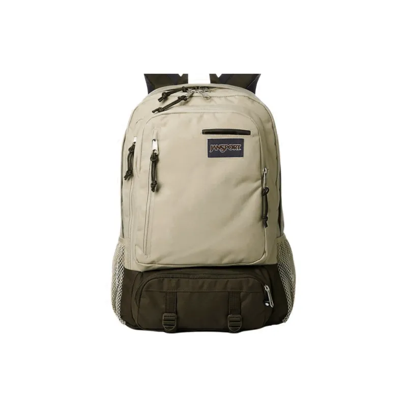 JanSport Polyester Backpack Regular Unisex Beige-1