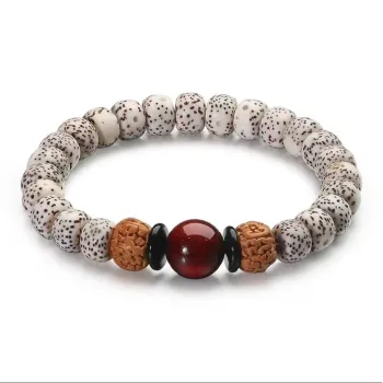 TANGSHU Star Moon Bodhi Seeds Fortune And Blessing Fashion Vintage Good Luck Beaded Bracelet Unisex