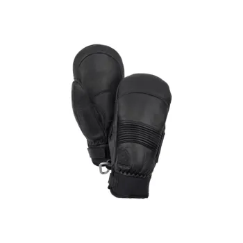 HESTRA Cow Leather Polyester Sports Gloves Women's Black