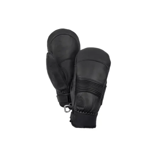 HESTRA Cow Leather Polyester Sports Gloves Women's Black