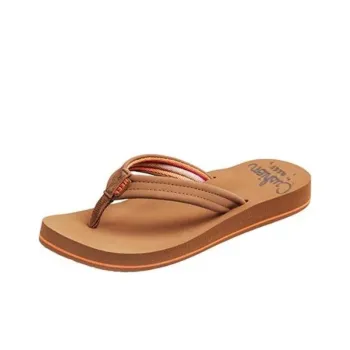 REEF Abrasion-Resistant Slip-Resistant Flip Flops Women's Tan