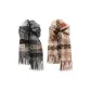 (Two Pieces) Black Gray+Khaki