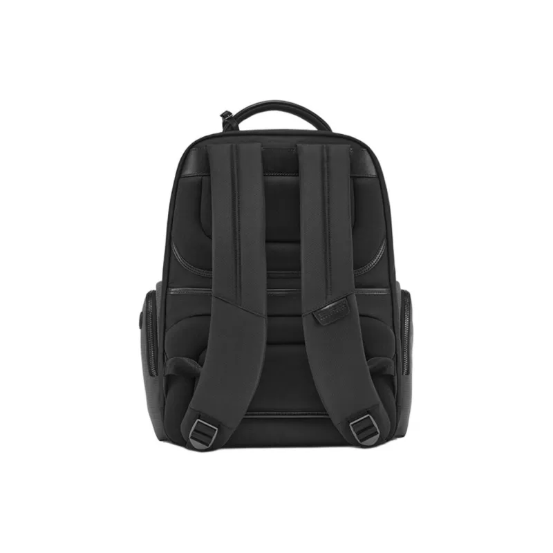 SAMSONITE SBL ENCODE Fabric Cow Leather Patchwork Backpack Regular Men's Dark Gray-3