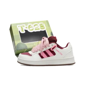T628 Low Top Skateboard Shoes Unisex Maroon