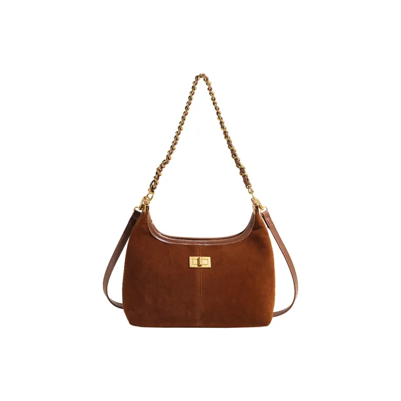RUIPAI Suede Crossbody Bag, Shoulder Bag Women's Brown/Coffee/Burgundy/Black-1