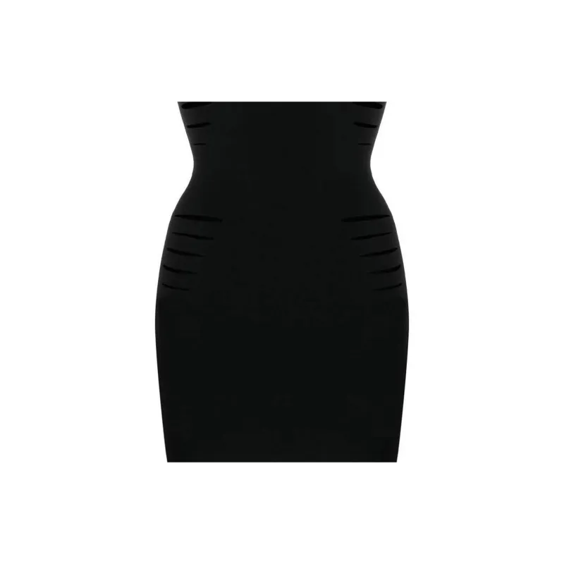 VERSACE SS23 Sleeveless Dress Women's Black-4