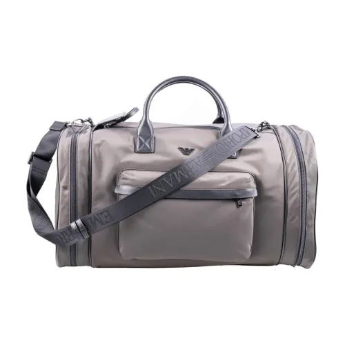 EMPORIO ARMANI Polyamide Shoulder Bag, Crossbody Bag, Handbag, Travel bag 12.6in Men's Umber