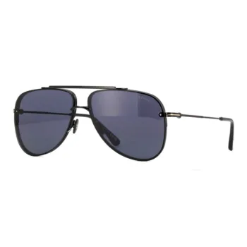 TF Aviator Sunglasses Men's Black
