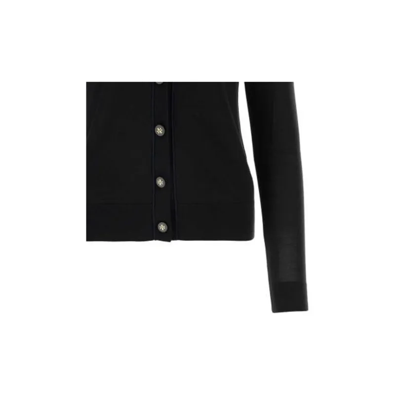 TORY BURCH Button Up V Neck Cardigan-3