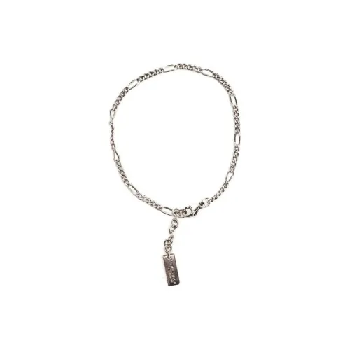 SAINT LAURENT Brass Metal Bracelets Men's Silver