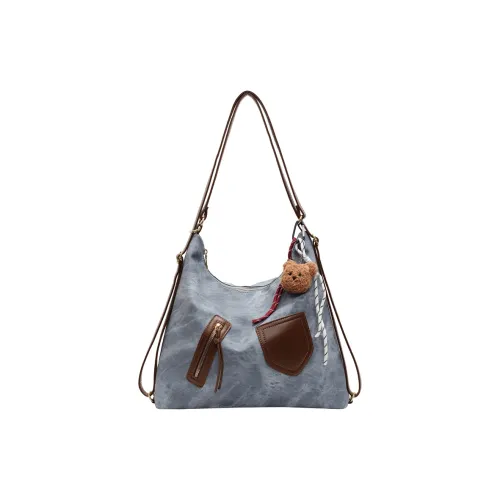 Gerlanx Pu Tote Bag, Shoulder Bag, messenger Large Size Women's Dark Tea/Coffee/Brown/Denim Blue/Ecru