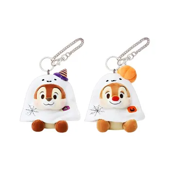 Disney Chip 'N Dale 2022 Halloween Mickey Mouse And Friends Collection Dolls Plush Pendant 11cm/12cm Height