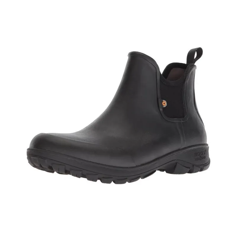 BOGS Waterproof And Wear-resistant Rain Boots Men's Black-2