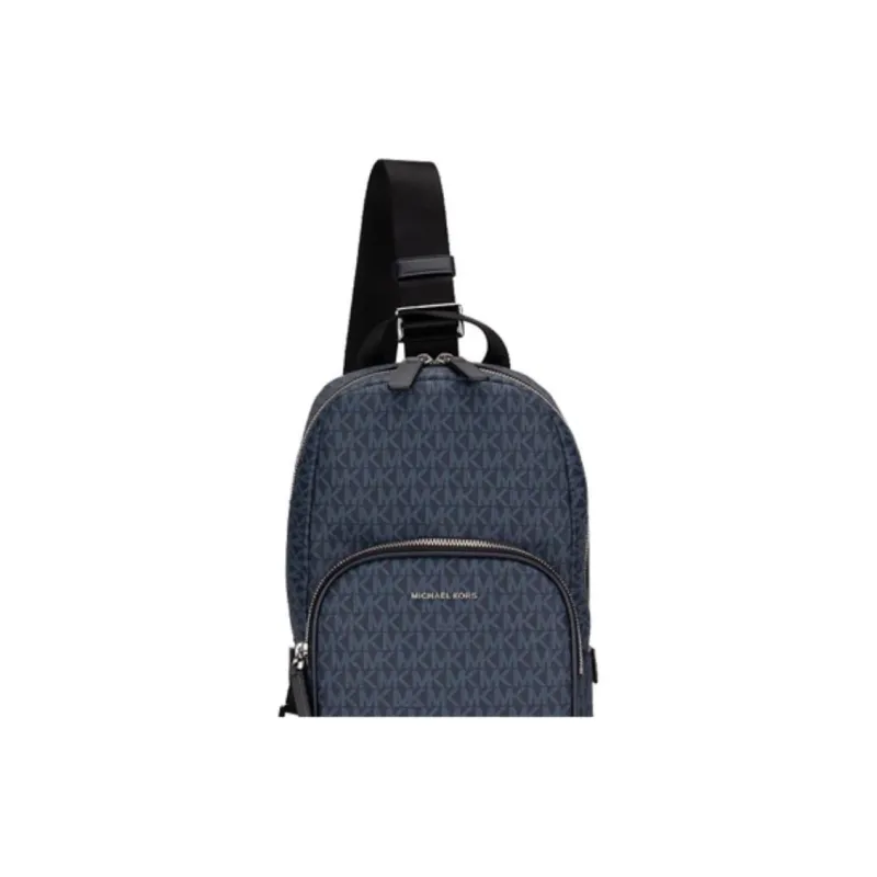 MICHAEL KORS MICHAEL KORS Luggage Collection Canvas Shoulder Bags Fanny Pack Sling Bags Men's Navy-3