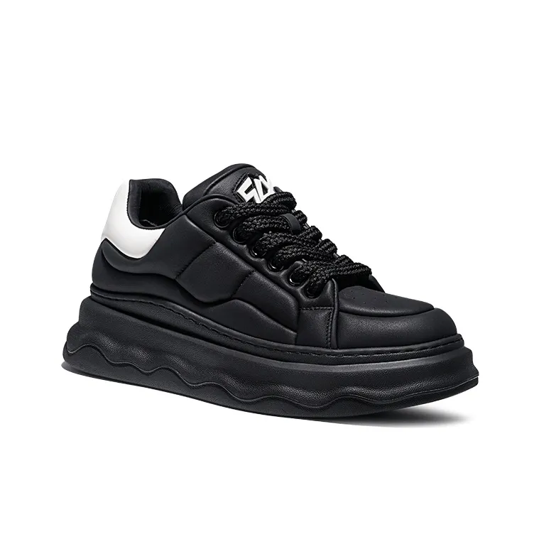 SALAXI Anti-Slip And Wear-Resistant Height Increasing Low-Top Skateboard Shoes Men's-7
