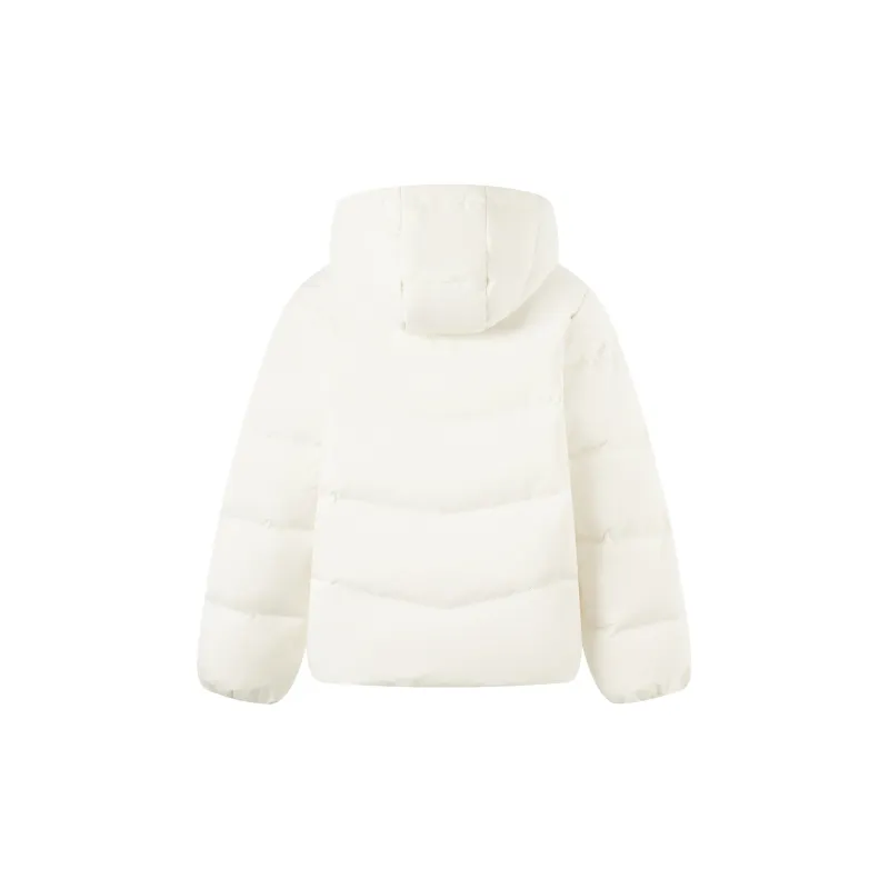 LiNing Sports Life Collection Down Jacket Women's Ivory-1