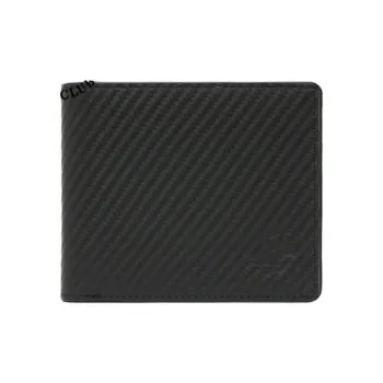 BEVERLY HILLS POLO CLUB Cow Leather Wallet Men's Black