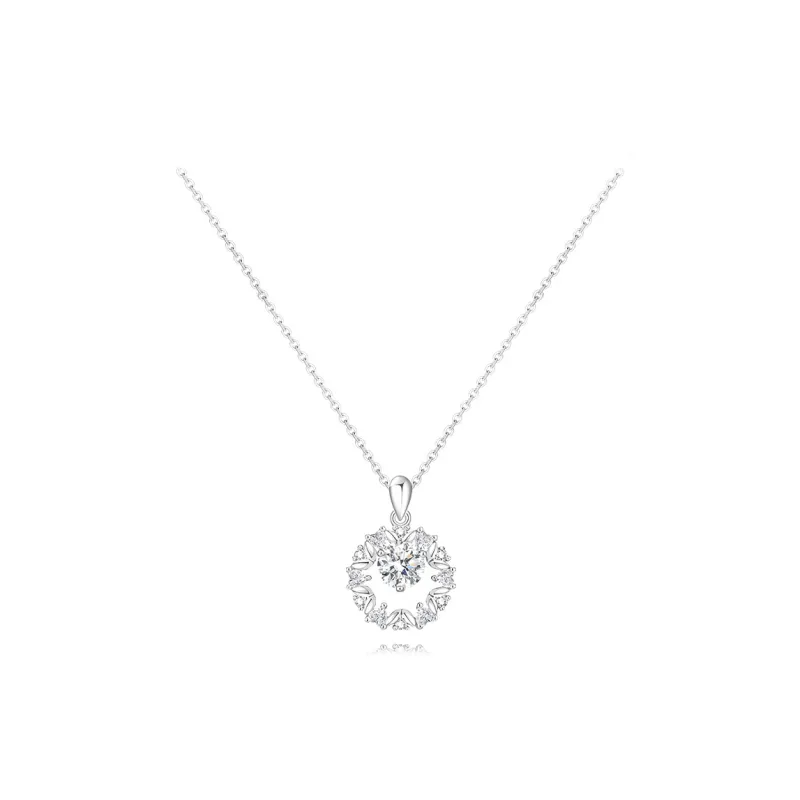FORCHI Zircon Necklaces Women's Couple Anniversary Girl-0