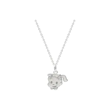 PARANOID PUPPY Sweater Chain 925 Sterling Silver Necklace Gift Set Unisex
