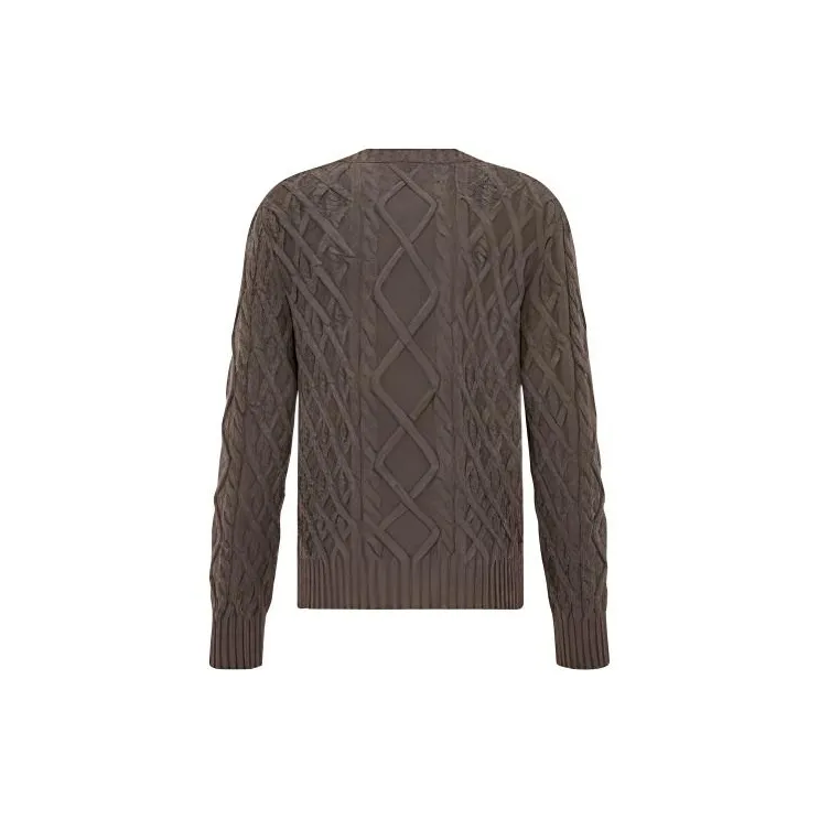 DIOR Cashmere Sweaters Men Brown-1