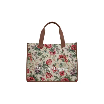 Maison Margiela Cotton Tote Bag Shopping Bag Handbag Large Size Women's Multicolor
