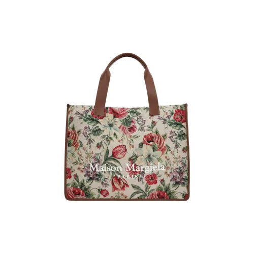 Maison Margiela Cotton Tote Bag Shopping Bag Handbag Large Size Women's Multicolor