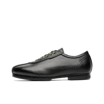 KUNGFUDEER Non-slip Lightweight Low-Top Casual Shoes Unisex Black