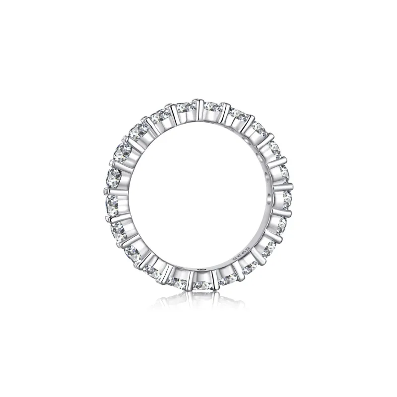 KAILEIFU 925 Sterling Silver Rings Women's Silver-1
