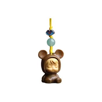 Is Here Green Sandalwood Pendants Unisex