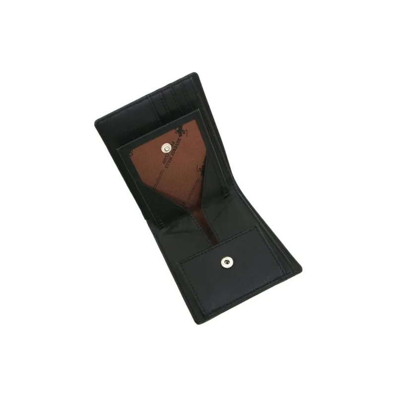 BEVERLY HILLS POLO CLUB Cow Leather Wallet Men's Black-2
