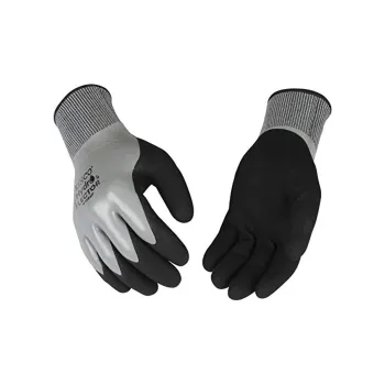 KINCO Acrylic Gloves Unisex Black/White