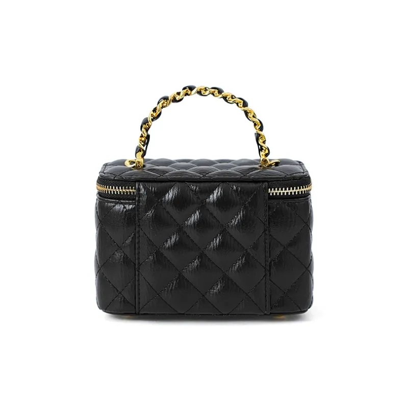 Vigno Synthetic Leather One Shoulder Handbags Regular Women's Black-5