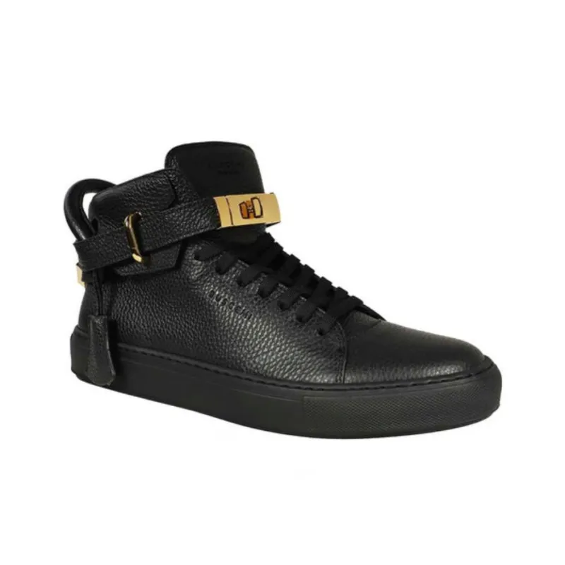 Buscemi High-Top Skateboard Shoes Men's Black-2