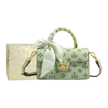 MISS GAIL Artificial Leather Handbags Shoulder Bag Crossbody Bag Regular Women's Green