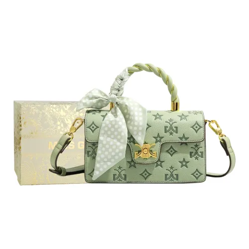 MISS GAIL Artificial Leather Handbags Shoulder Bag Crossbody Bag Regular Women's Green