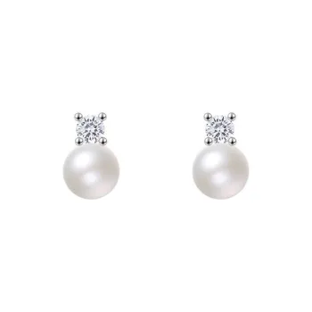 NIANNIANXI Freshwater Pearl Stud Earrings Women's